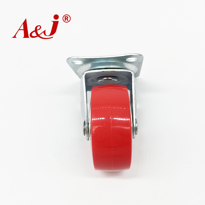Red heavy duty good quality casters factory wholesale