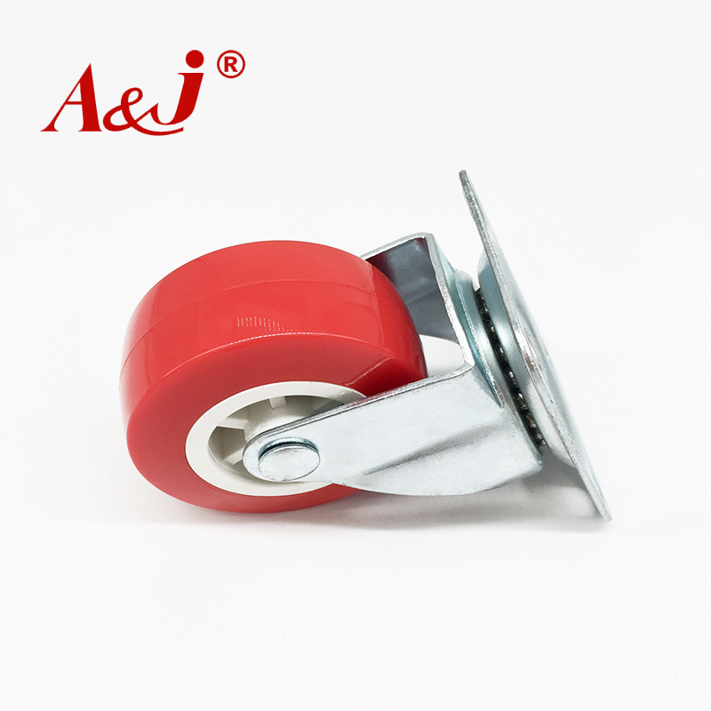 Red heavy duty good quality casters factory wholesale