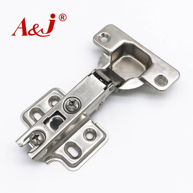 Two section force without hydraulic rod kitchen cabinet hinges